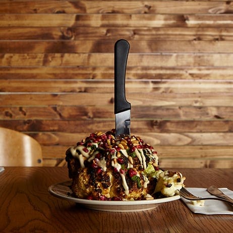 Roasted cauliflower dish at Fat Pasha. Photograph by Reena Newman