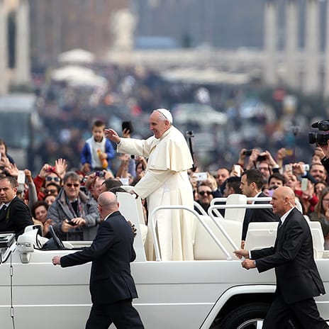 Pope Leads A Canonization Ceremony