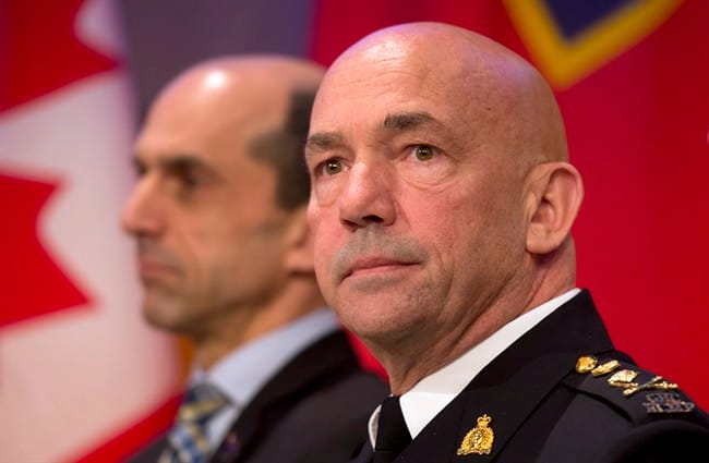 RCMP Commissioner Bob Paulson. (Adrian Wyld)