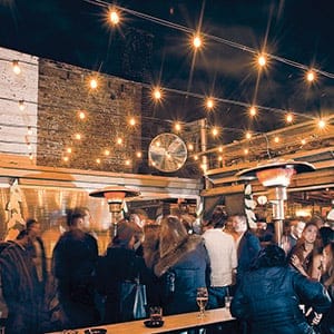 Toronto, ON.  The Drake Sky Yard Outdoor Patio.   Photograph by Zach Slootsky
