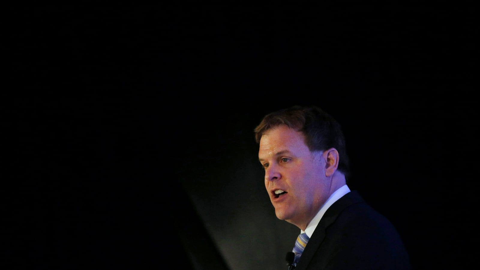 Canada's Foreign Minister Baird speaks during an IISS lecture in Singapore