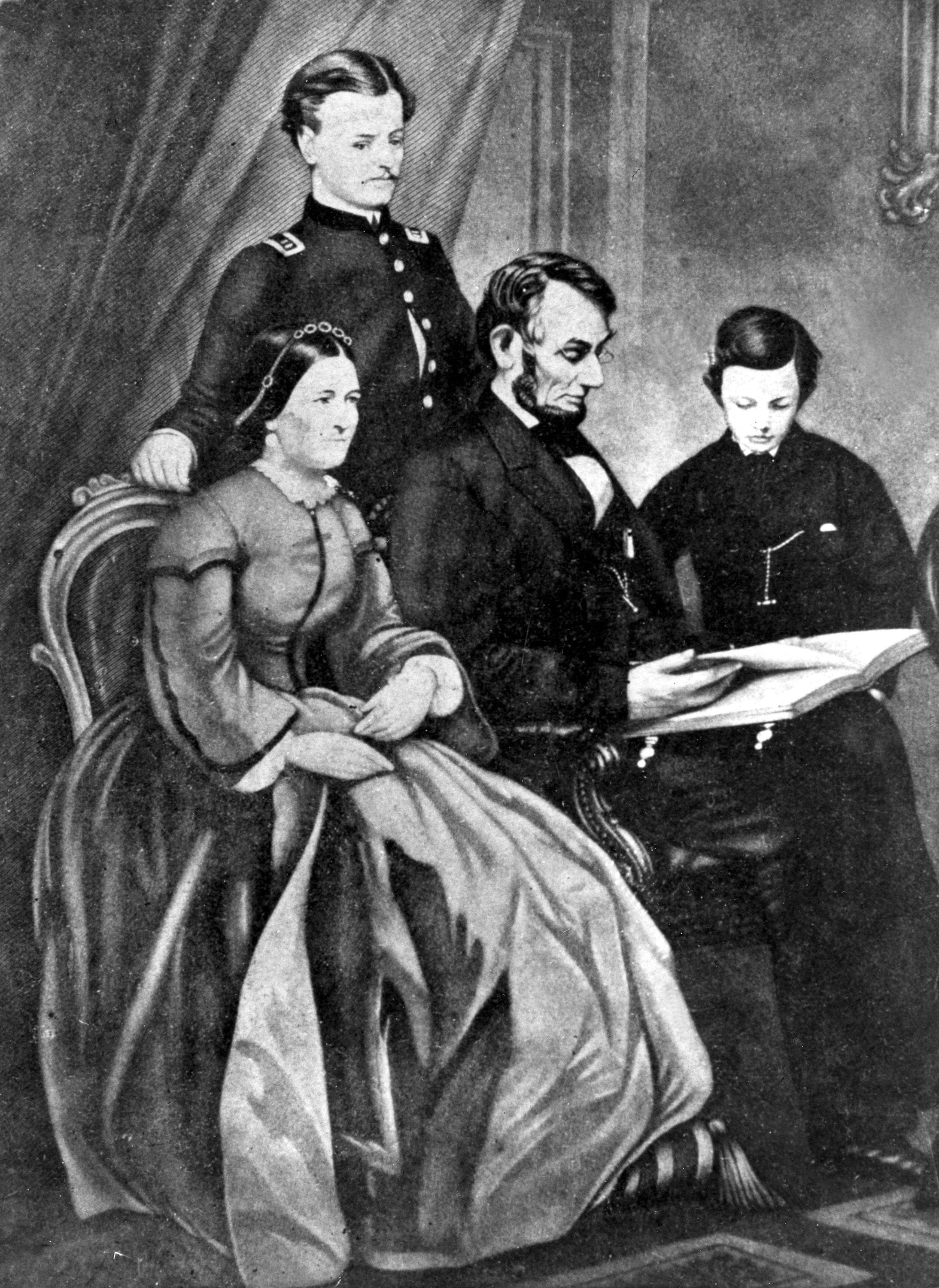 Abraham Lincoln, Mary Todd Lincoln, Robert Todd Lincoln, Thomas Lincoln