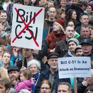 Bill C51 Protest 20150314