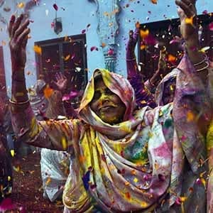 INDIA-HOLI-WIDOWS