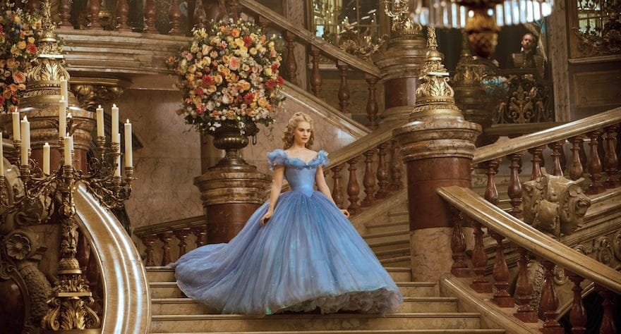 Lily James as Cinderella in Disney's live-action feature film, 'Cinderella.' (AP Photo/Disney, Jonathan Olley)