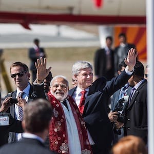 Stephen Harper, Narendra Modi