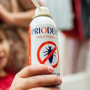 Lice treatment.