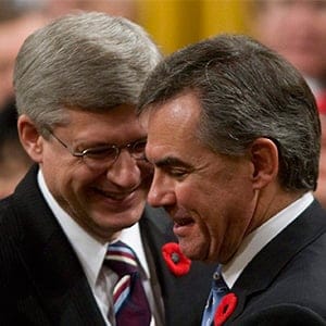 Jim Prentice Stephen Harper