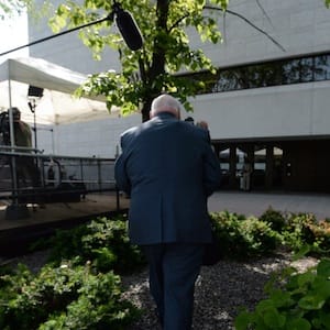 Suspened Senator Mike Duffy arrives at court in Ottawa on Thursday, June 4, 2015. THE CANADIAN PRESS/Sean Kilpatrick