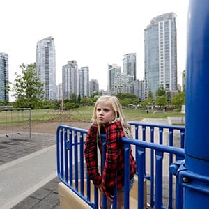 06-01-2015 --David Lam park , Vancouver --empty park and condos. (Photograph by Brian Howell)