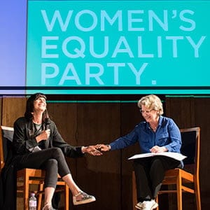 Women's Equality Party.  Debbie Toksvig