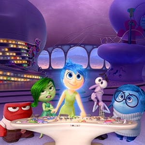 Disney•Pixar's "Inside Out" takes us to the most extraordinary location yet - inside the mind of Riley. Like all of us, Riley is guided by her emotions - Anger (voiced by Lewis Black), Disgust (voiced by Mindy Kaling), Joy (voiced by Amy Poehler), Fear (voiced by Bill Hader) and Sadness (voiced by Phyllis Smith). The emotions live in Headquarters, the control center inside Riley's mind, where they help advise her through everyday life. Directed by Pete Docter and produced by Jonas Rivera, "Inside Out" is in theaters June 19, 2015.
