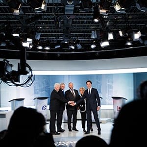 French debate. September 24 2015. (Adam Scotti/Liberal Party)