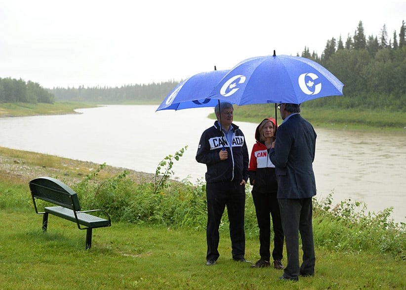 Stephen Harper Laureen Harper Floyd Roland