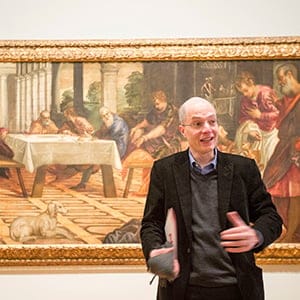 TORONTO, ON - APRIL 29: British philosopher Alain de Botton brings his latest project, Art As Therapy, to the AGO.  April 29, 2014. (Carlos Osorio/Getty Images)
