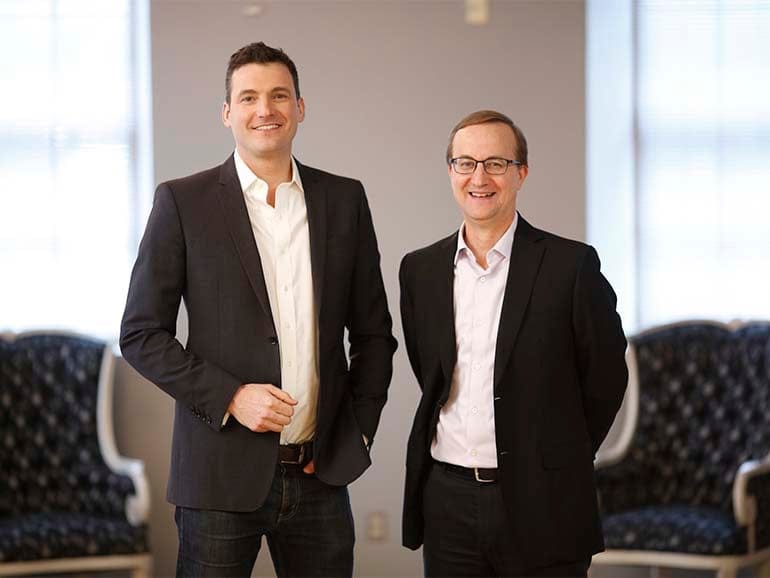 Evan Solomon and John Geddes discuss politics in Ottawa December 22, 2015. (Photograph by Blair Gable)