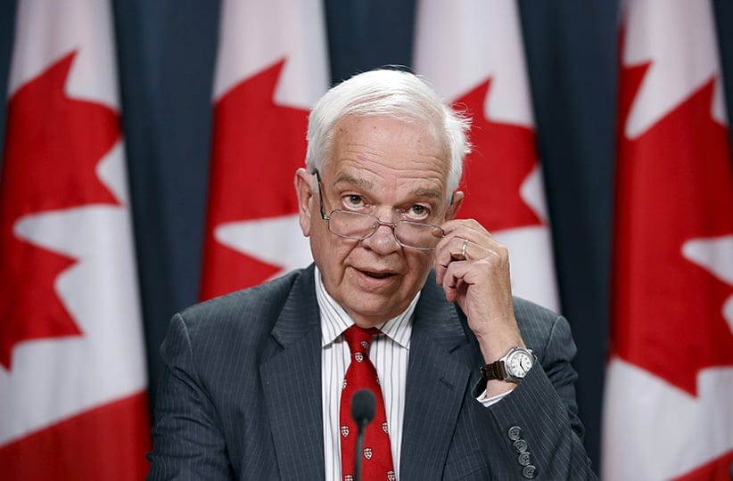 Canada's Immigration Minister John McCallum speaks during a news conference in Ottawa, Canada November 24, 2015. (Chris Wattie/Reuters)