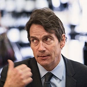 Canadian media tycoon Pierre-Karl Péladeau visits a music store on March 27, 2014 in Saint-Jérôme, Canada. Péladeau announced on March 9 he would run as the Parti Québécois candidate for the Saint-Jérôme provincial electoral district, 60kms (37 miles) northwest of Montreal. The party has welcomed Péladeau's commitment to an independent Quebec. The elections are scheduled for April 7, 2014.     (Francois Laplante Delagrave/AFP/Getty Images)