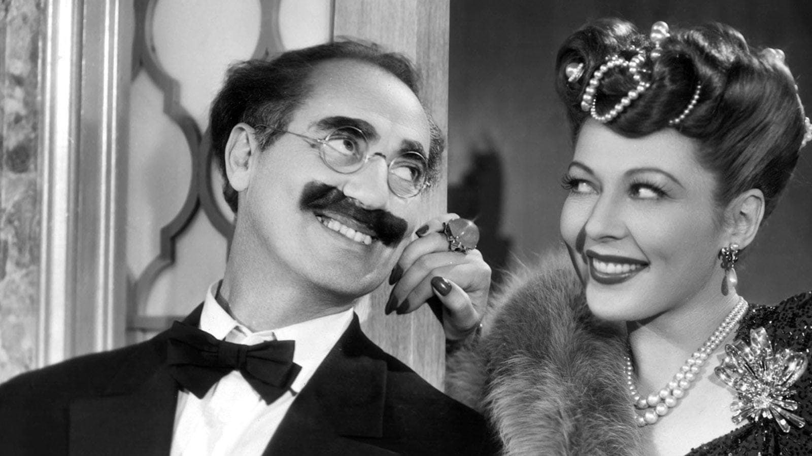 A Night in Casablanc, Groucho Marx, Lisette Verea, 1946. (Everett Collection)