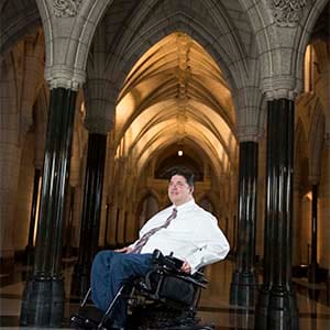 Kent Huhr, Minister of Veterans Affairs and Associate Minister of National Defence, in the Rotunda of Centre Block on Parliament Hill in Ottawa January 22, 2016. (Photograph by Blair Gable)