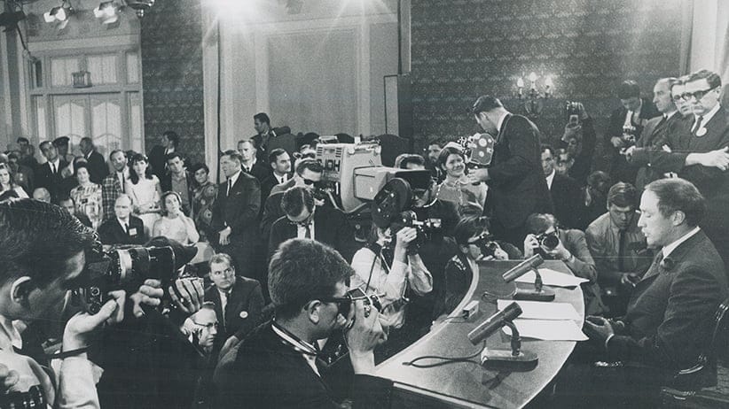 Pierre E Trudeau 1968 (Jeff Goode/Toronto Star/Getty Images)