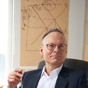 Professor Ross Finnie is photographed in his office at the University of Ottawa. (Photograph by Jessica Deeks)