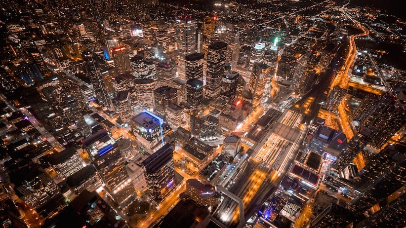 An aerial photo of Toronto  (Shutterstock)