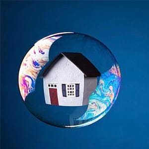 House in a bubble. (Julianna Funk/iStock)