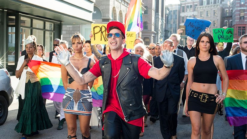 A still from the film POPSTAR: NEVER STOP STOPPING with Andy Samberg. (Glen Wilson/Universal/Everett Collection)