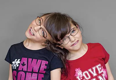 June 25, 2015 - Vernon, B.C., The craniopagus twins Tatiana and Krista Hogan. (Photograph by Jimmy Jeong)