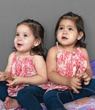 Gabriela and Sophia Rodriguez. (Photograph by David Zelikovitz)