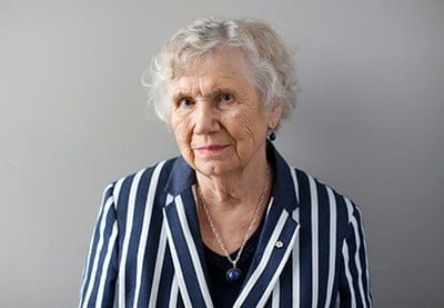 Former Senator Landon Pearson speaks about her past at Third Floor York in Ottawa May 13, 2016. (Photograph by Blair Gable)