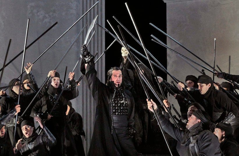 The Santa Fe Opera production of Rossini’s "Maometto II." (AP Photo/Santa Fe Opera, Ken Howard)
