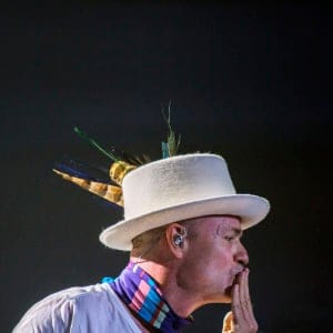 Gord Downie performs during the Man Machine Poem tour. (Photograph by Nick Iwanyshyn)