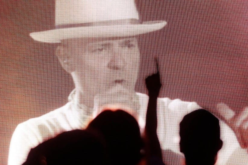 Tragically Hip fans gather in Winnipeg's Assiniboine Park to view the last Hip concert from Kingston on video screen Saturday, August 20, 2016. THE CANADIAN PRESS/John Woods