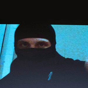 Aaron Driver switches off his video camera in a screen capture of a recording seen during a press conference for what the RCMP are calling a terrorism incident, in Strathroy, Ontario yesterday, on Thursday, Aug. 11, 2016 in Ottawa. (Justin Tang/CP)
