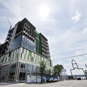 Fortress Real Developments recently announced it will complete the Collier Centre project located in downtown Barrie. (Mark Wanzel Photo)