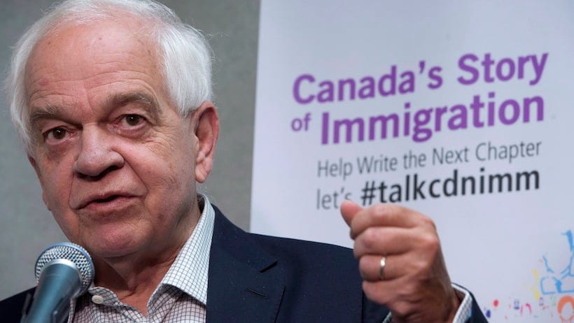 Minister of Immigration John McCallum addresses a news conference in Vancouver, Wednesday, August 17, 2016. THE CANADIAN PRESS/Jonathan Hayward