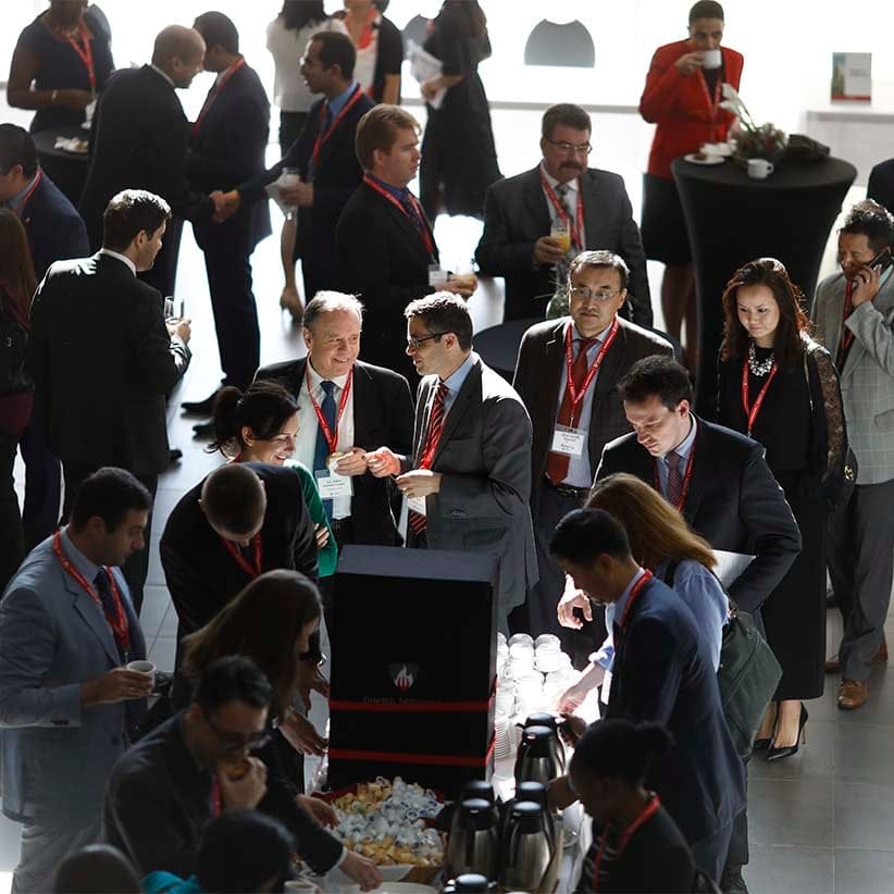 Diplomats attend an Ottawa-orientation conference at Carleton University in Ottawa September 22, 2016. (Photograph by Blair Gable)