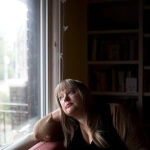 2016 Scotiabank Giller Prize nominee Zoe Whittall in her Toronto home. (Photograph by Nick Iwanyshyn)