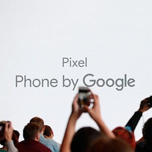 Rick Osterloh, SVP Hardware at Google, introduces the Pixel Phone by Google during the presentation of new Google hardware in San Francisco, California, U.S. October 4, 2016.   REUTERS/Beck Diefenbach TPX IMAGES OF THE DAY - RTSQQNQ