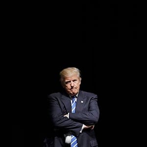 Republican presidential candidate Donald Trump attends a campaign rally, Wednesday, Sept. 28, 2016, in Council Bluffs, Iowa. (John Locher/AP)