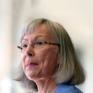 Judge Marion Buller speaks after being announced as the chief commissioner of the inquiry into Murdered and Missing Indigenous Women at the Museum of History in Gatineau, Quebec on Wednesday, Aug. 3, 2016. T(Justin Tang/CP)