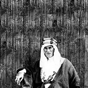 PREMIUM --

 THOMAS E. LAWRENCE, the famous adventurer known as Lawrence of Arabia, is now an officer in the British Army under an adopted name of T.E. Shaw. 10/39.