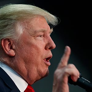 Republican presidential candidate Donald Trump speaks during a campaign rally, in Springfield, Ohio, Thursday, Oct. 27, 2016. (Evan Vucci/AP/CP)