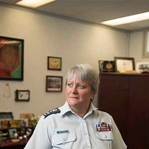 Canadian Forces Lt-General Whitecross in Ottawa September 29, 2016. (Photograph by Blair Gable)