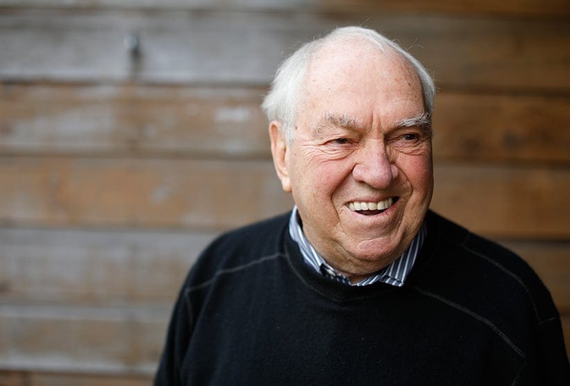 Ed Broadbent, photographed at his Ottawa home November, 2016, will be receiving the Lifetime Achievement Award at the annual Maclean's Magazine Parliamentarian of the Year Awards later this month. (Photograph by Blair Gable)