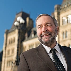 Tom Mulcair. (Photograph by Jessica Deeks)