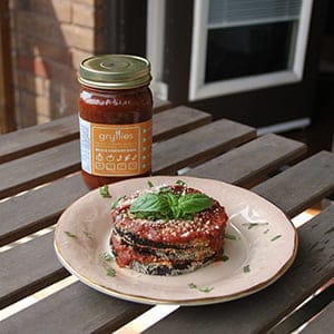 A meal with Gryllies' sauce made of cricket flour. (Gryllies)