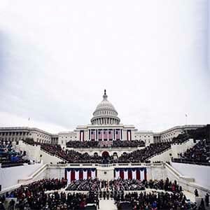 Inauguration ceremonies swearing in Donald Trump as the 45th president of the United States take place on the West front of the U.S. Capitol in Washington, U.S., January 20, 2017. (Carlos Barria/Reuters)